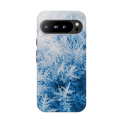 Icy Gradient Frost Crystals Google Pixel 9 - Tough Phone Case