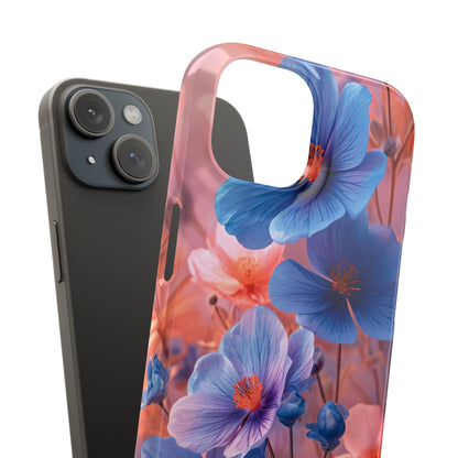 Ethereal Floral Symphony iPhone 15 - Slim Phone Case