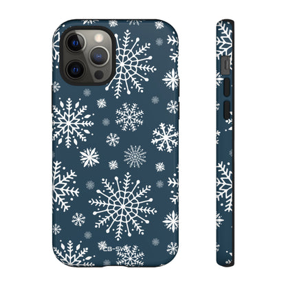 Snowflakes Dance Gracefully - iPhone Case