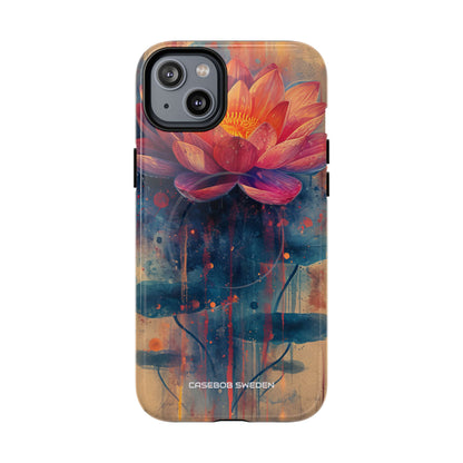 Lotus Blossom Art - Tough + MagSafe® iPhone 14 Phone Case