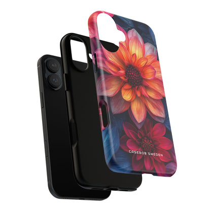 Fiery Bloom Harmony iPhone 16 - Tough Phone Case