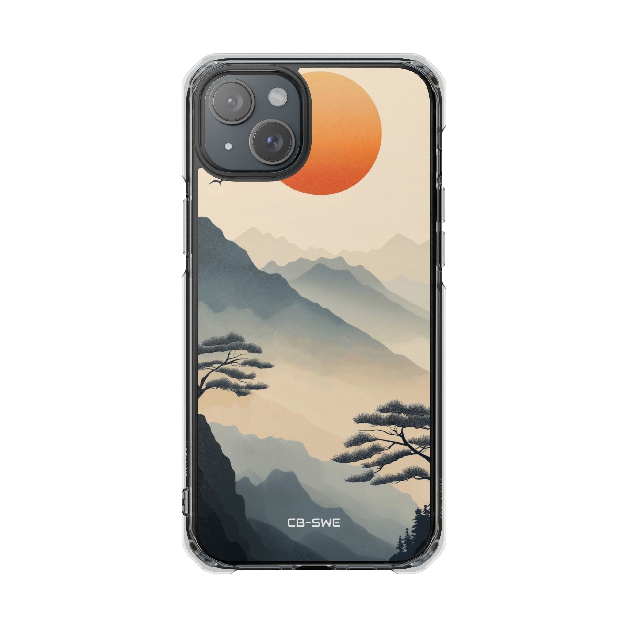 Mountains Embrace Sun iPhone Case - Impact