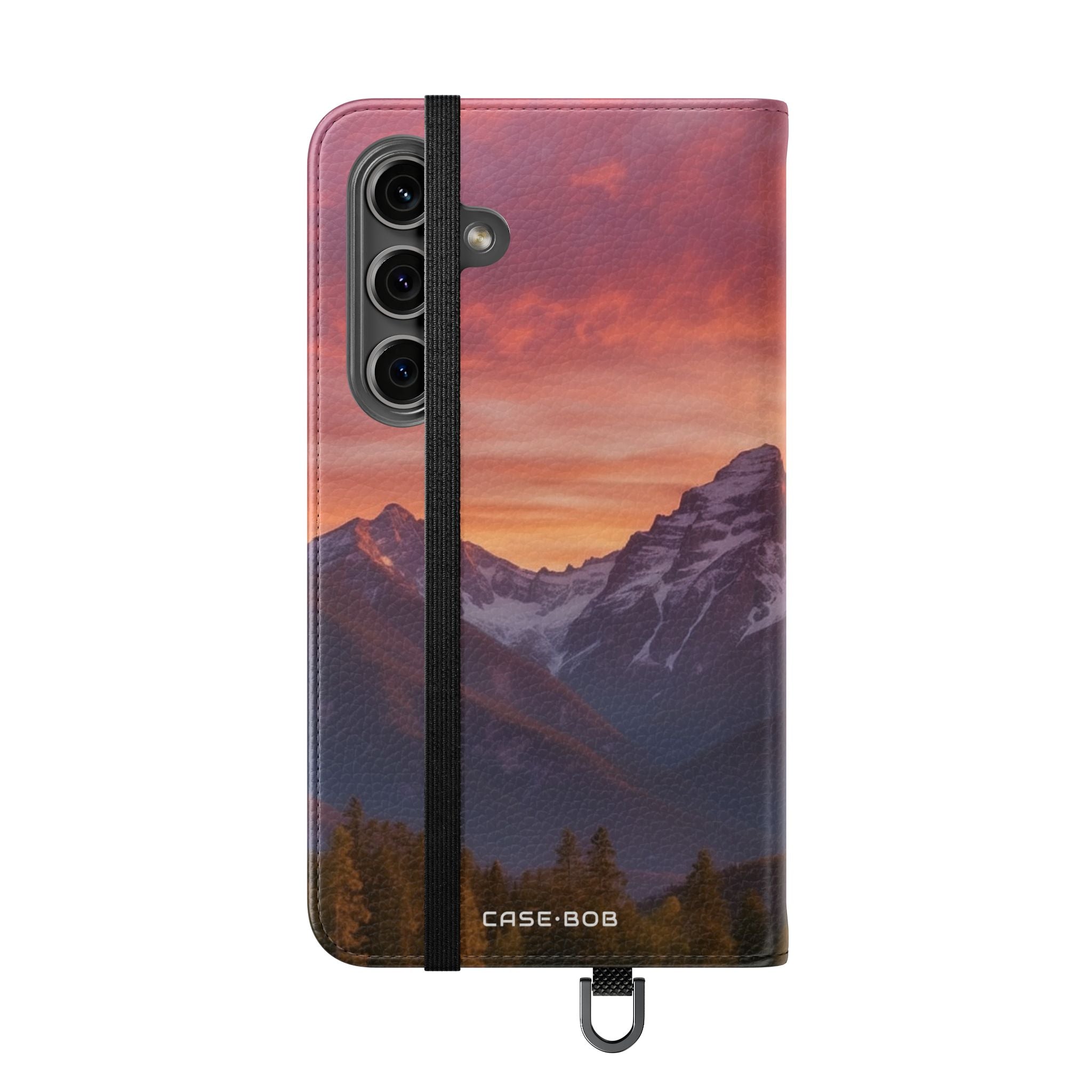 Mountain Bloom Twilight - Samsung S24 Case - Wallet