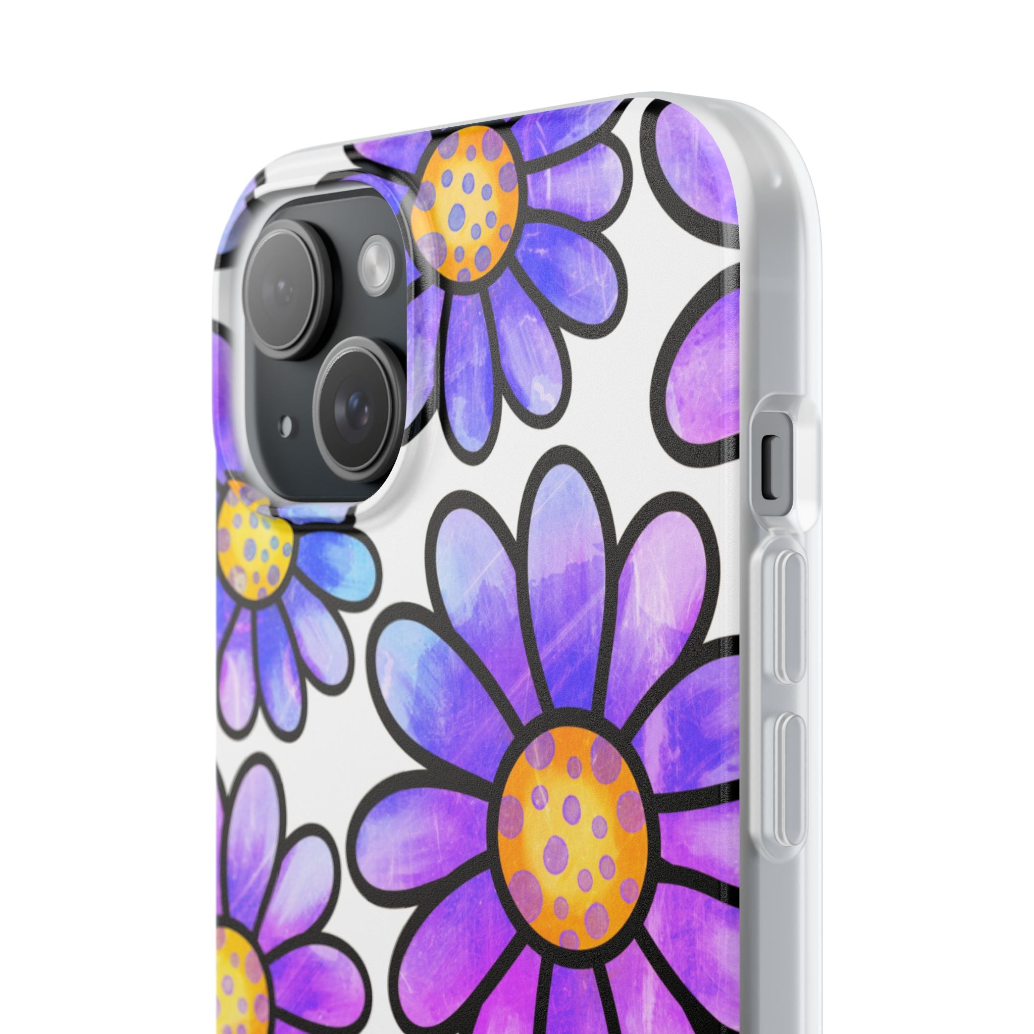 Polka Dot Blooms iPhone 15 Plus Case - Soft