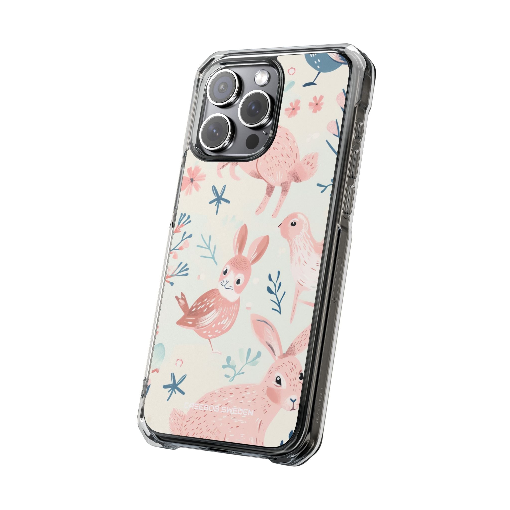 Pastel Whimsical Nature - Clear Impact iPhone 15 Phone Case