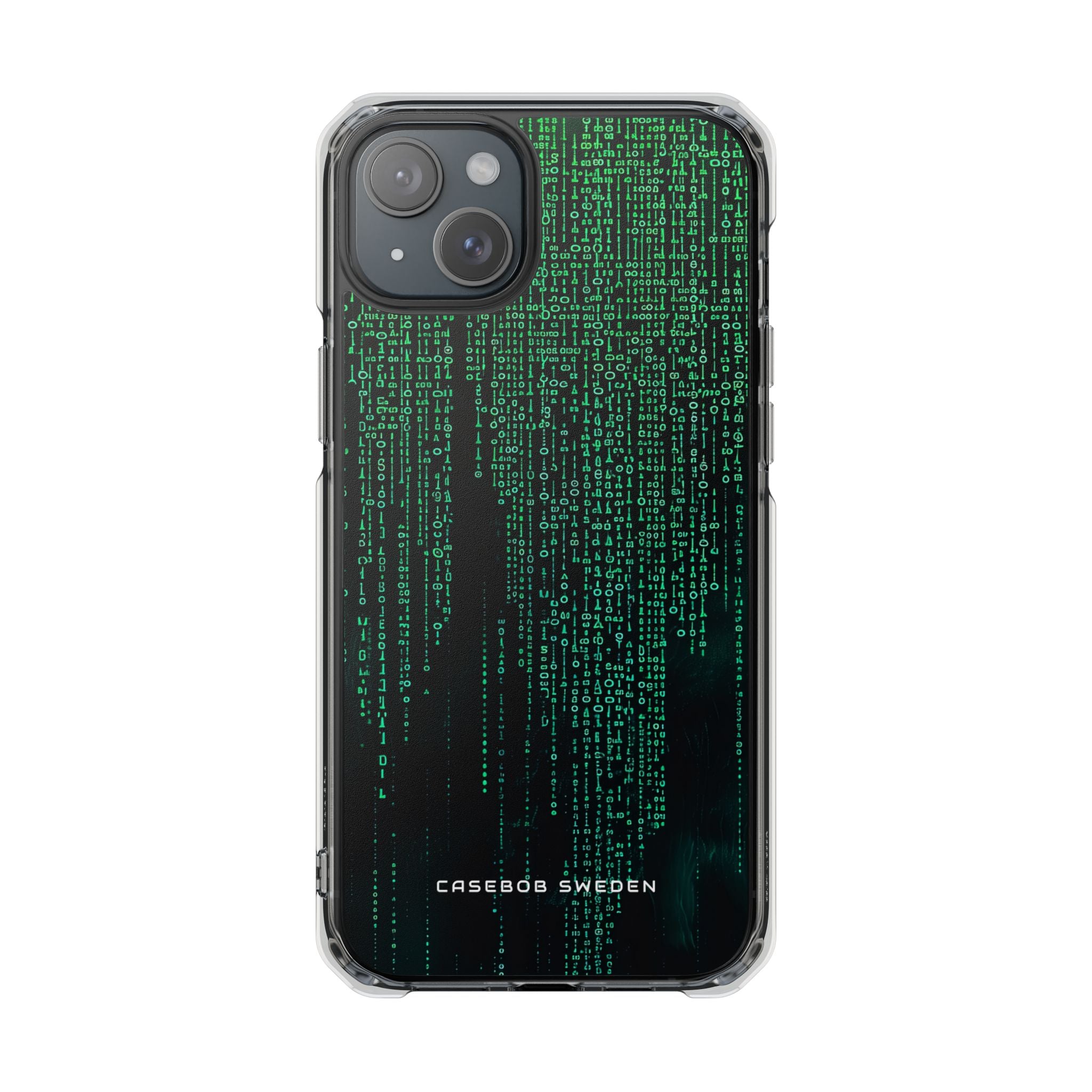 Matrix Gradient Flow iPhone 15 - Clear Impact Phone Case