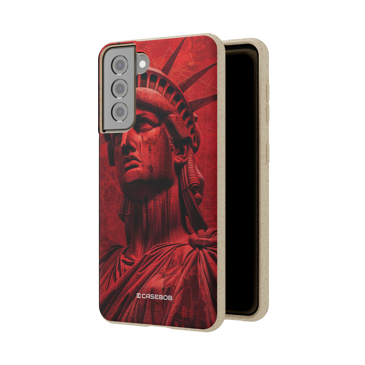 Red Liberty Revolution | Biodegradable Phone Case