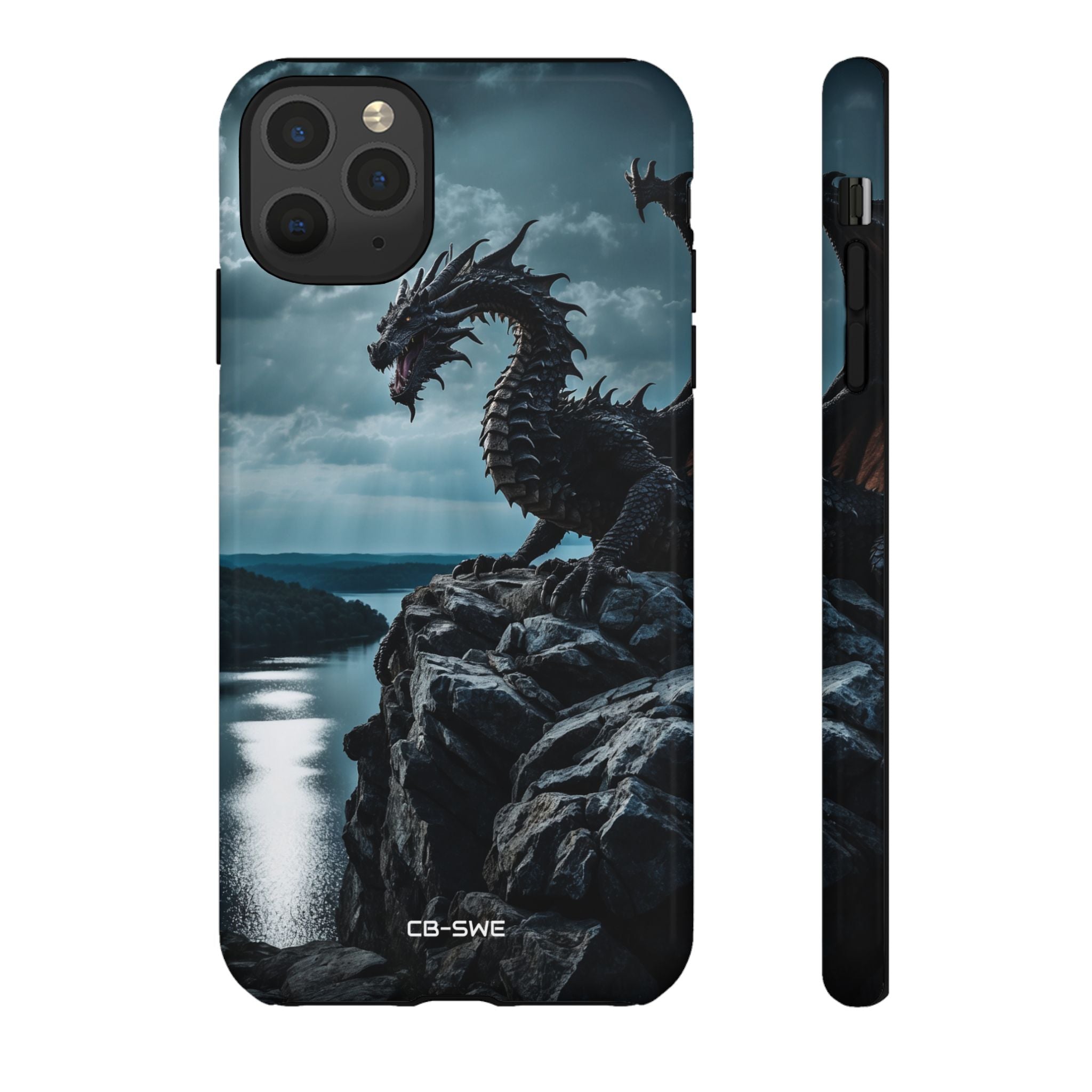 Dragon Soars Moonlight - iPhone Case