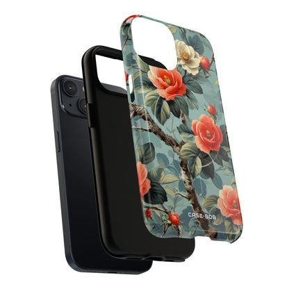 Coral Bloom iPhone 14 Case - Tough+