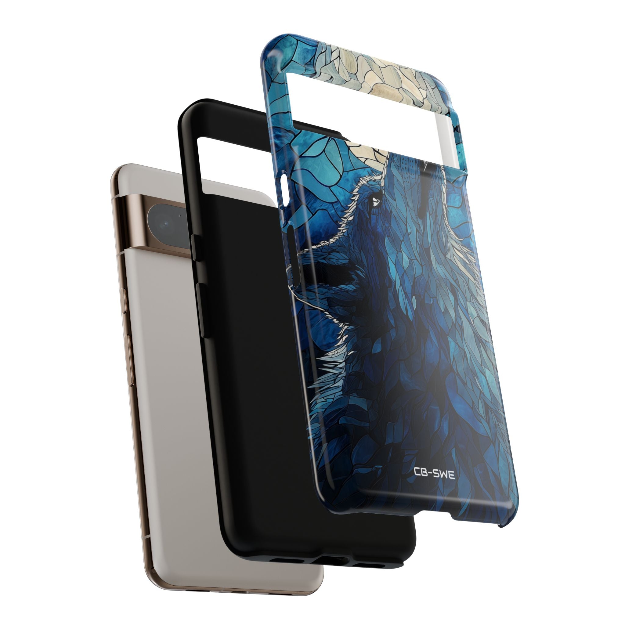 Wolf Howls Moonlight - Google Pixel Case