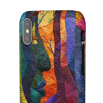 Interwoven Vibrance | Slim Phone Case for iPhone