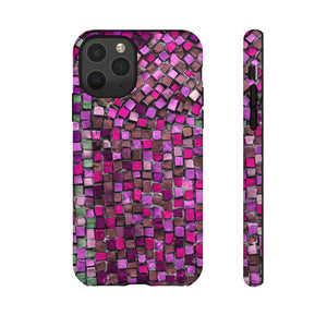 Purple Mosaic - Protective Phone Case