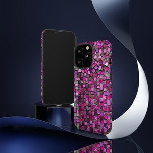 Purple Mosaic - Protective Phone Case