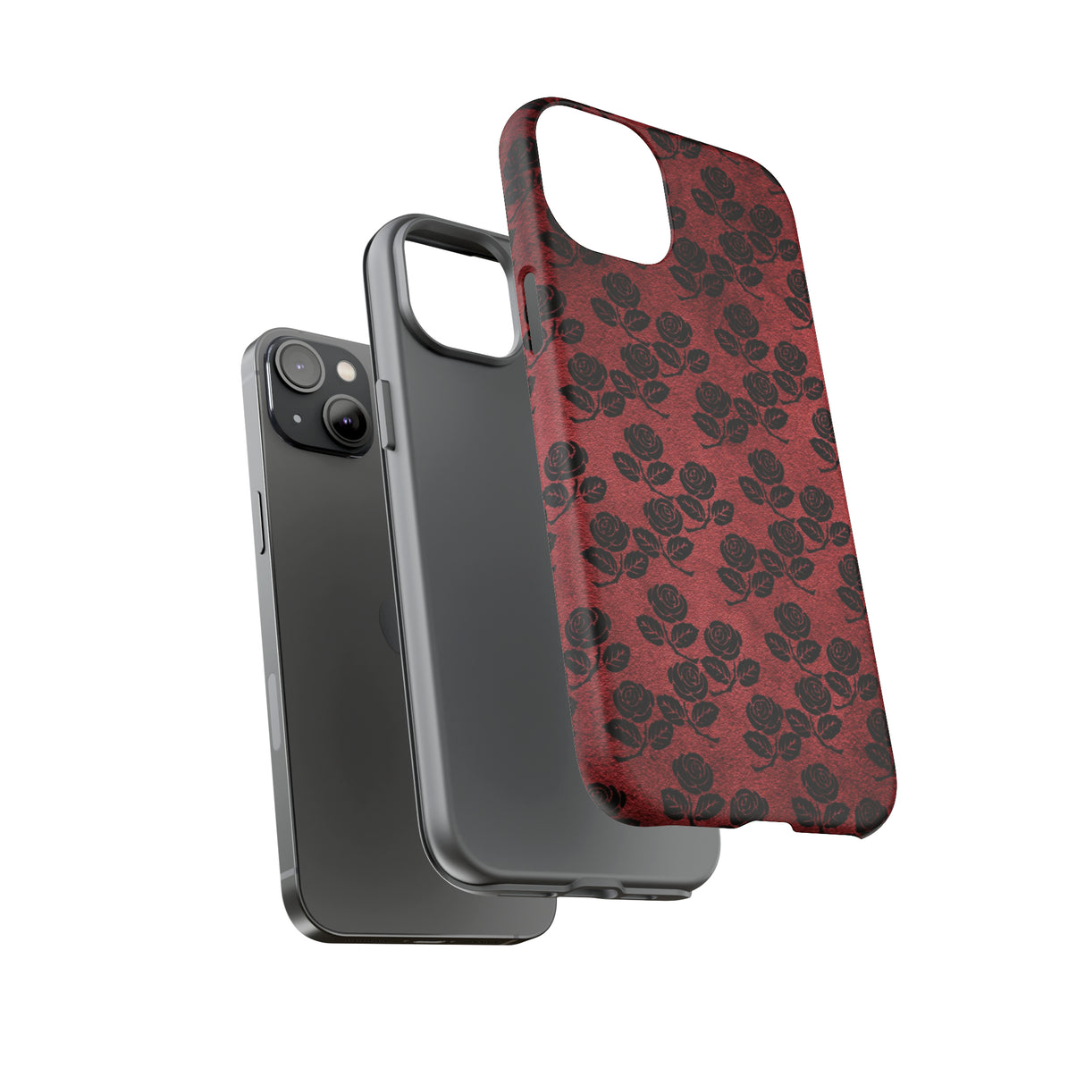 Rosemony Gothic Flower - Protective Phone Case