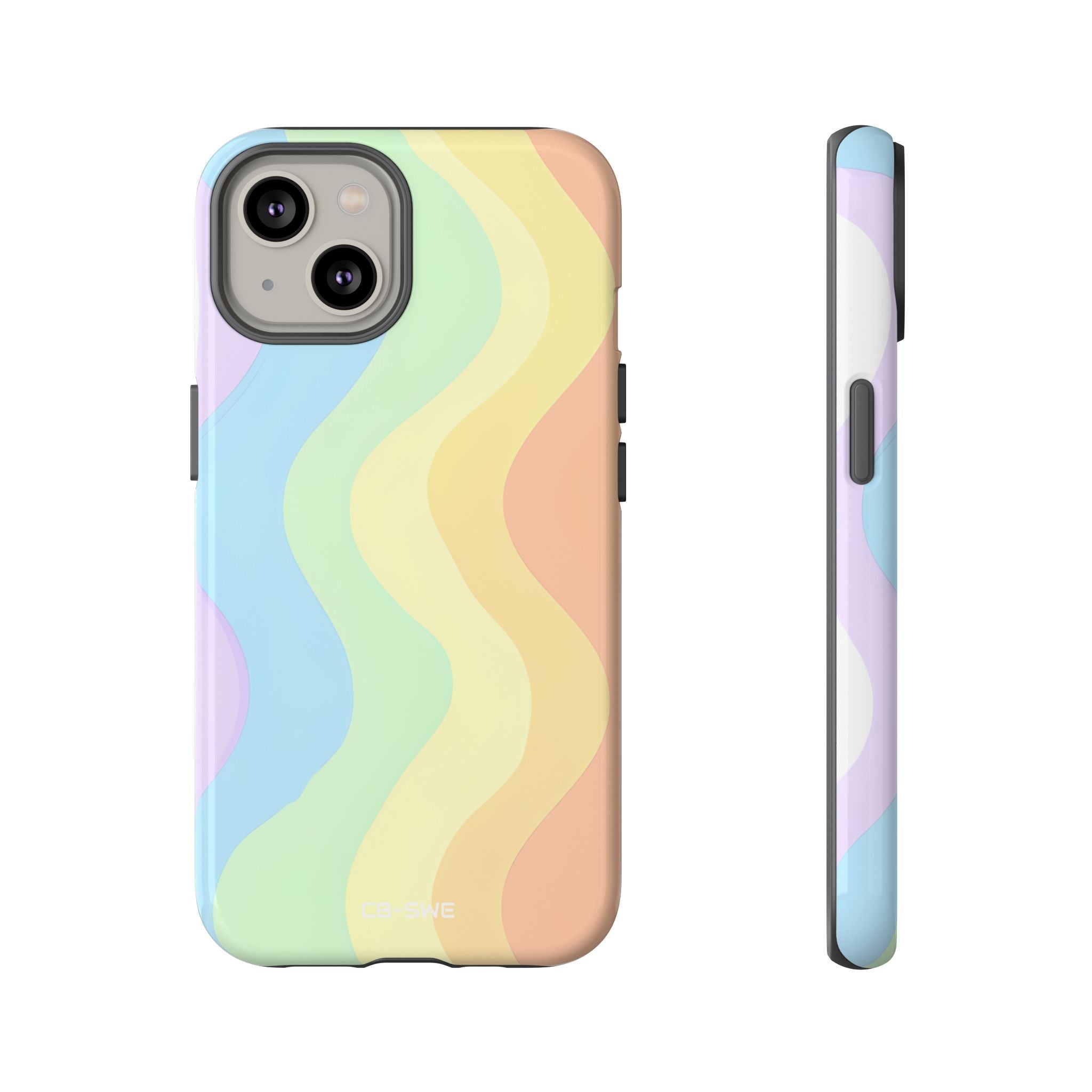 Pastel Waves Flow - iPhone Case