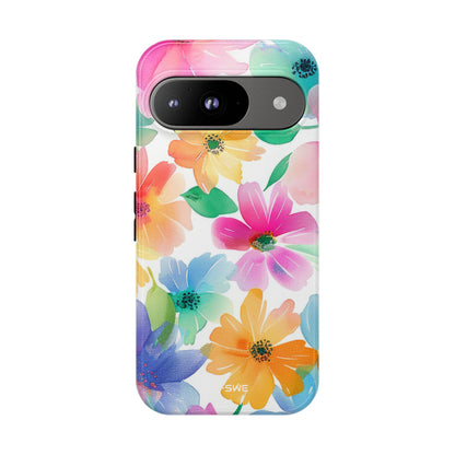 Vibrant Floral Impression - Google Pixel Case
