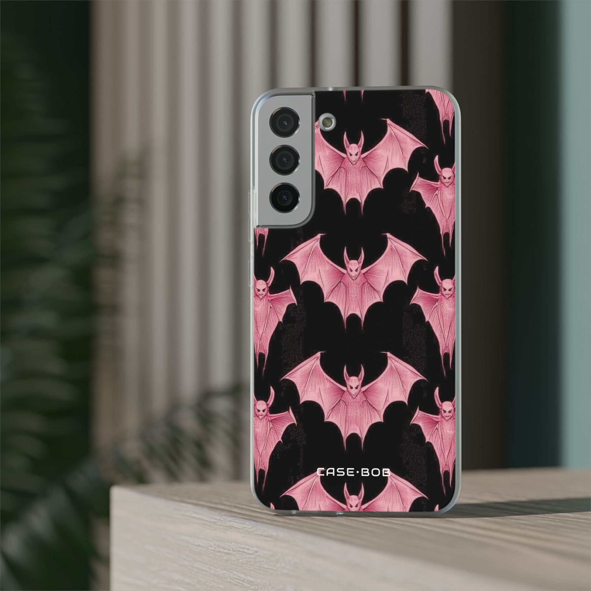 Pink Batwave Samsung S22 Plus Case - Soft