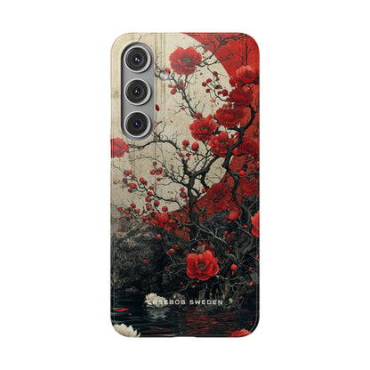 Zen Blossoms in Moonlight Samsung S24 - Slim Phone Case