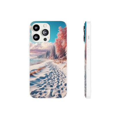 Snowy Footprints iPhone 13 Pro - Soft
