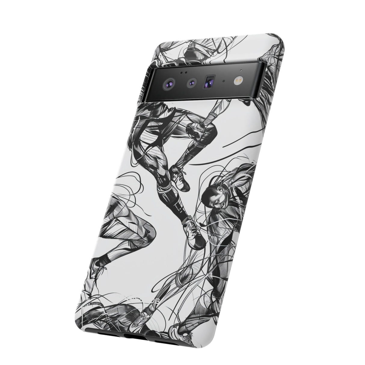 Dynamic Athletic Surrealism | Protective Phone Case for Google Pixel