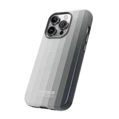 Strisce a gradiente argento iPhone 14 - Tough