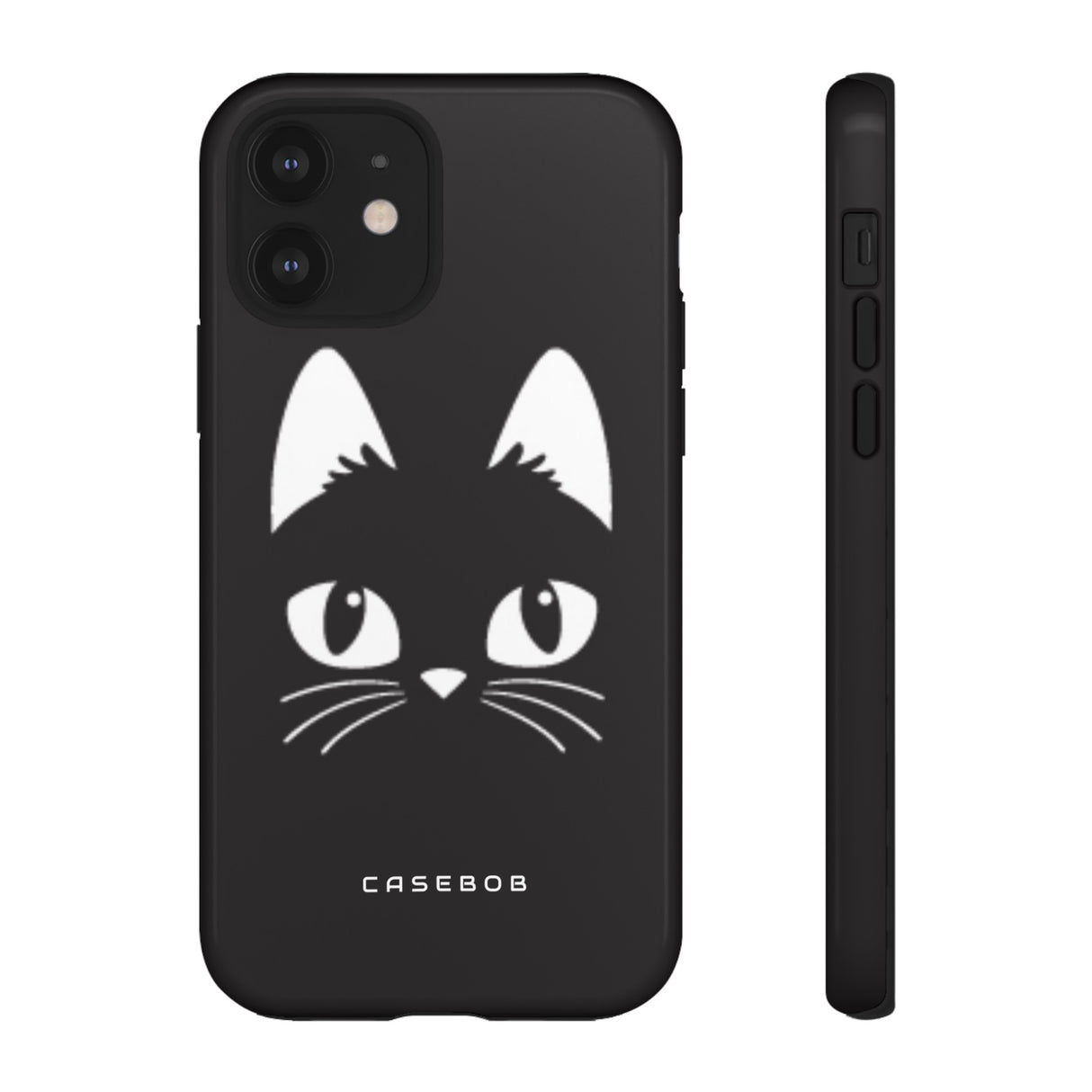 Cartoon Cat Icon - Protective Phone Case