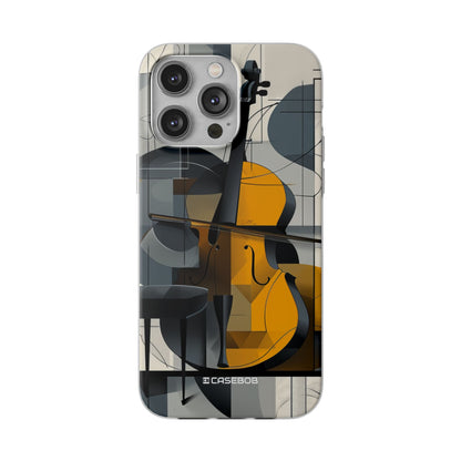 Cello Abstraction | Flexible Phone Case for iPhone