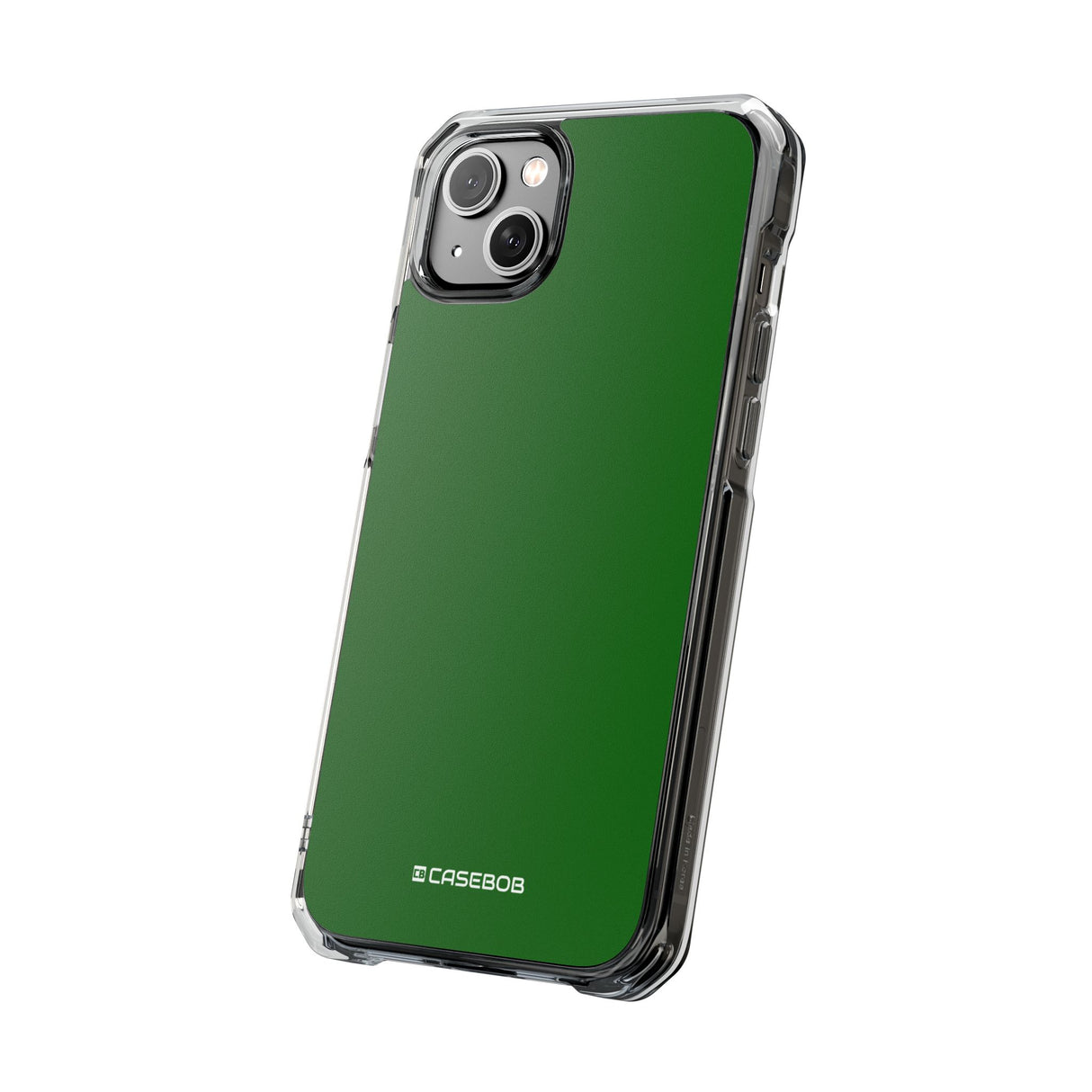 Dark Green | Phone Case for iPhone (Clear Impact Case - Magnetic)