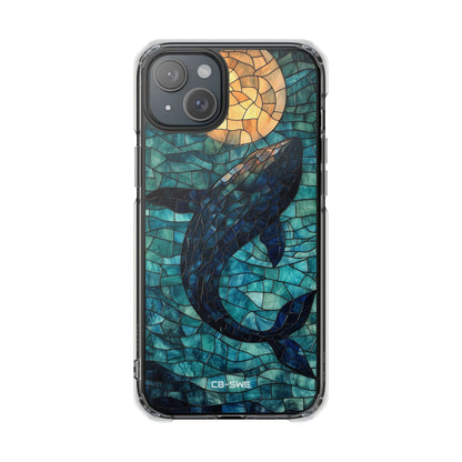 Whale Dives Upward iPhone Case - Impact