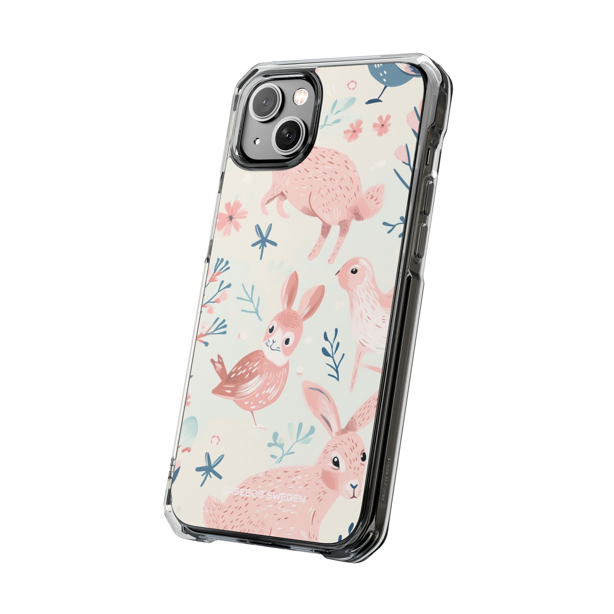 Pastel Whimsical Nature - Clear Impact iPhone 14 Phone Case