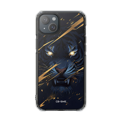 Tiger's Glowing Gaze iPhone Case - Impact