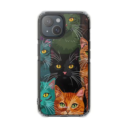 Colorful Cat Charisma iPhone Case - Impact
