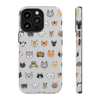 Cats n Dogs Pattern iPhone Case (Protective) iPhone 13 Pro Matte Phone Case