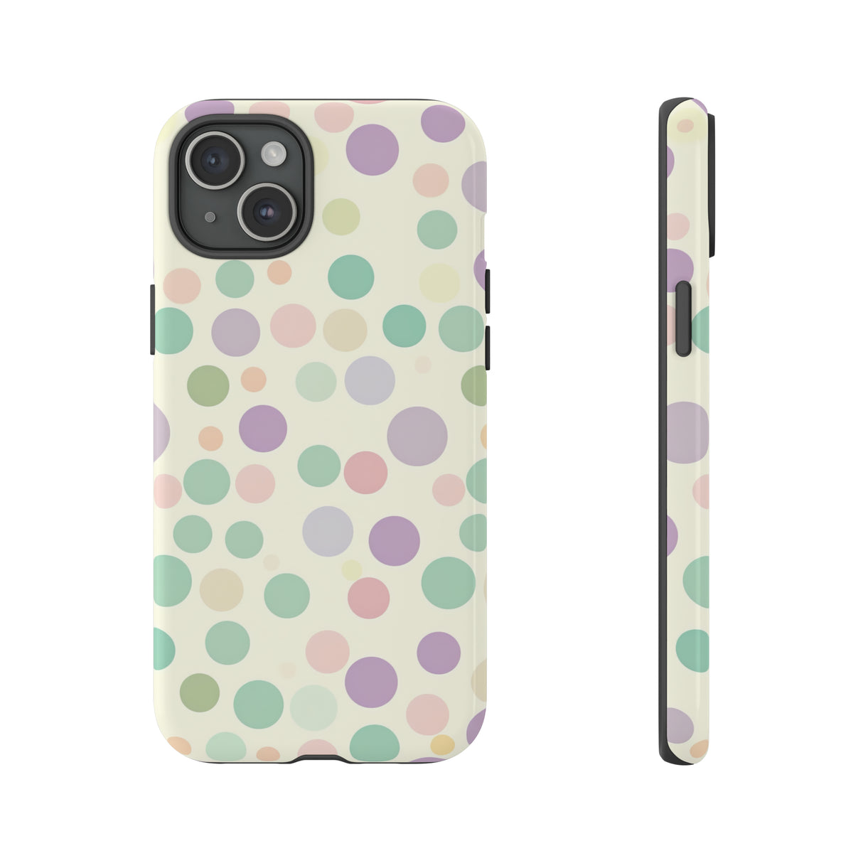 Polka Dot Pastel Harmony - Schutzhülle fürs Handy