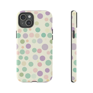 Polka Dot Pastel Harmony - Protective Phone Case