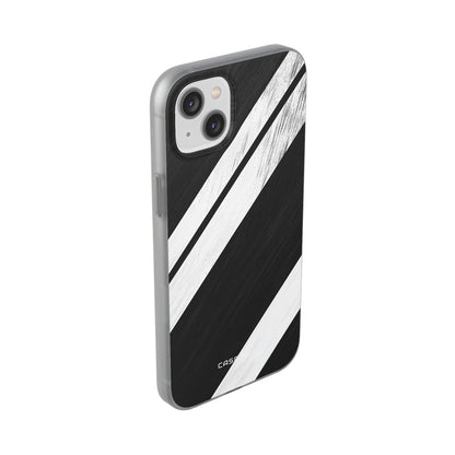 Distressed Stripe Motion iPhone 14 Plus Case - Soft