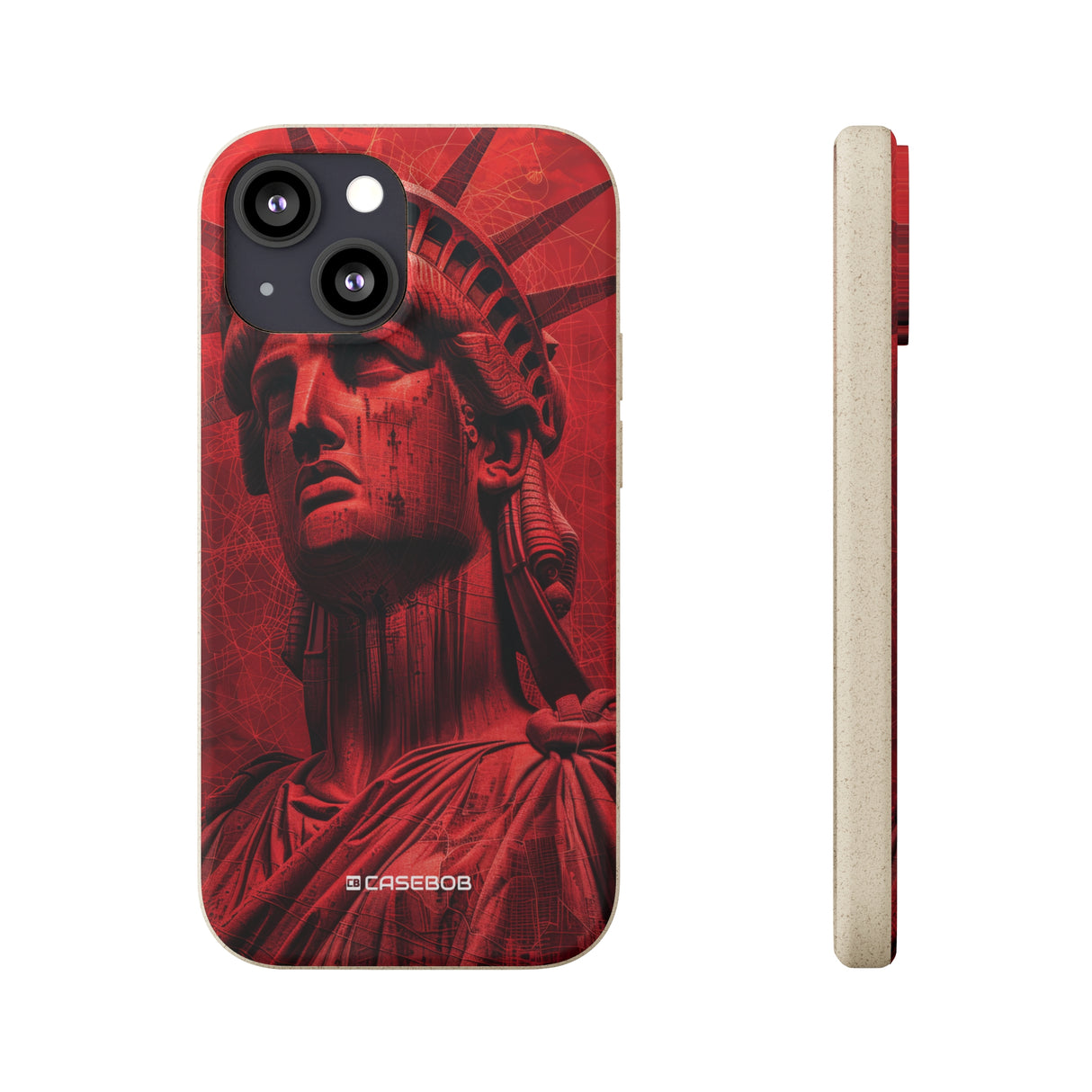 Red Liberty Revolution | Biodegradable Phone Case