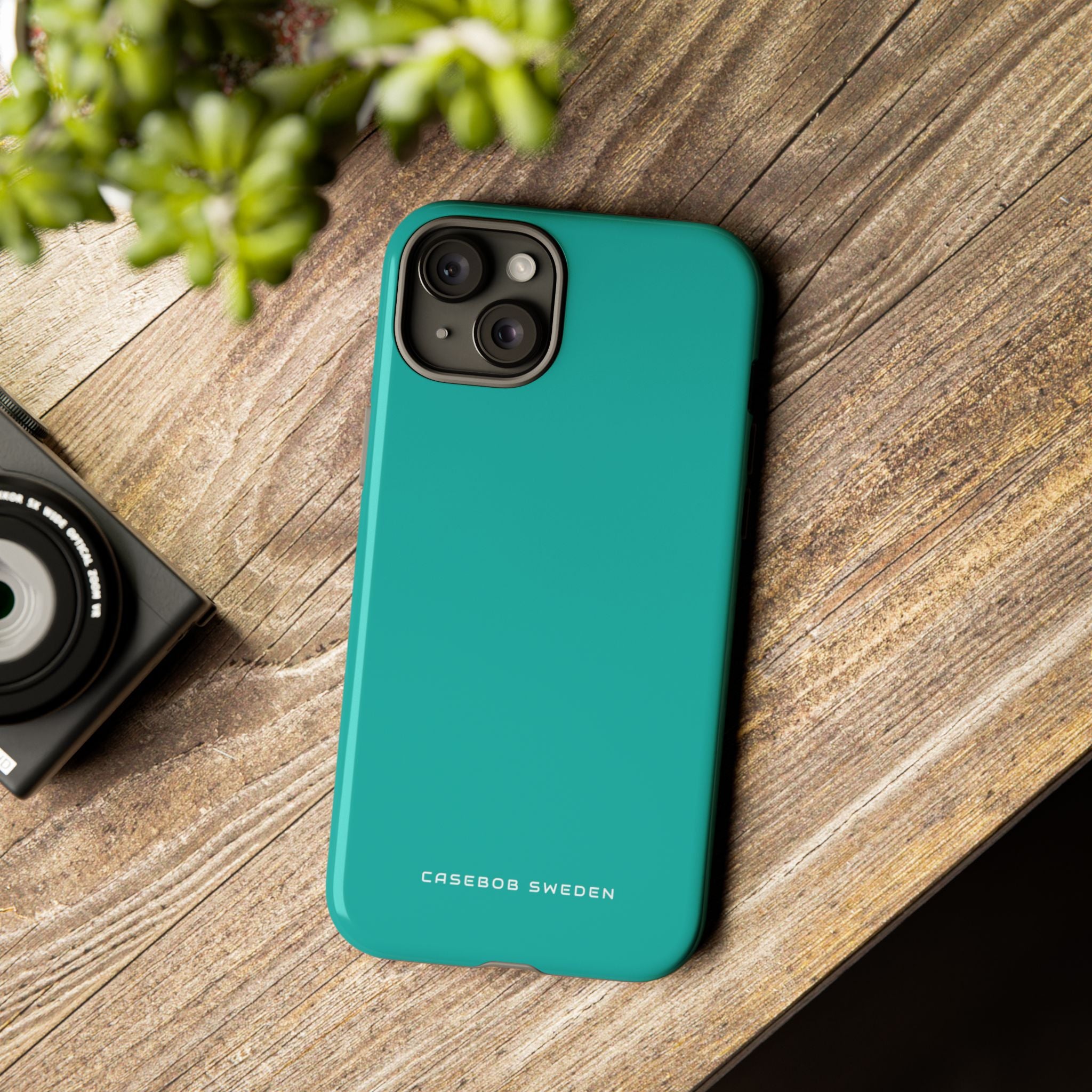 Light Sea Green iPhone 15 - Tough Phone Case