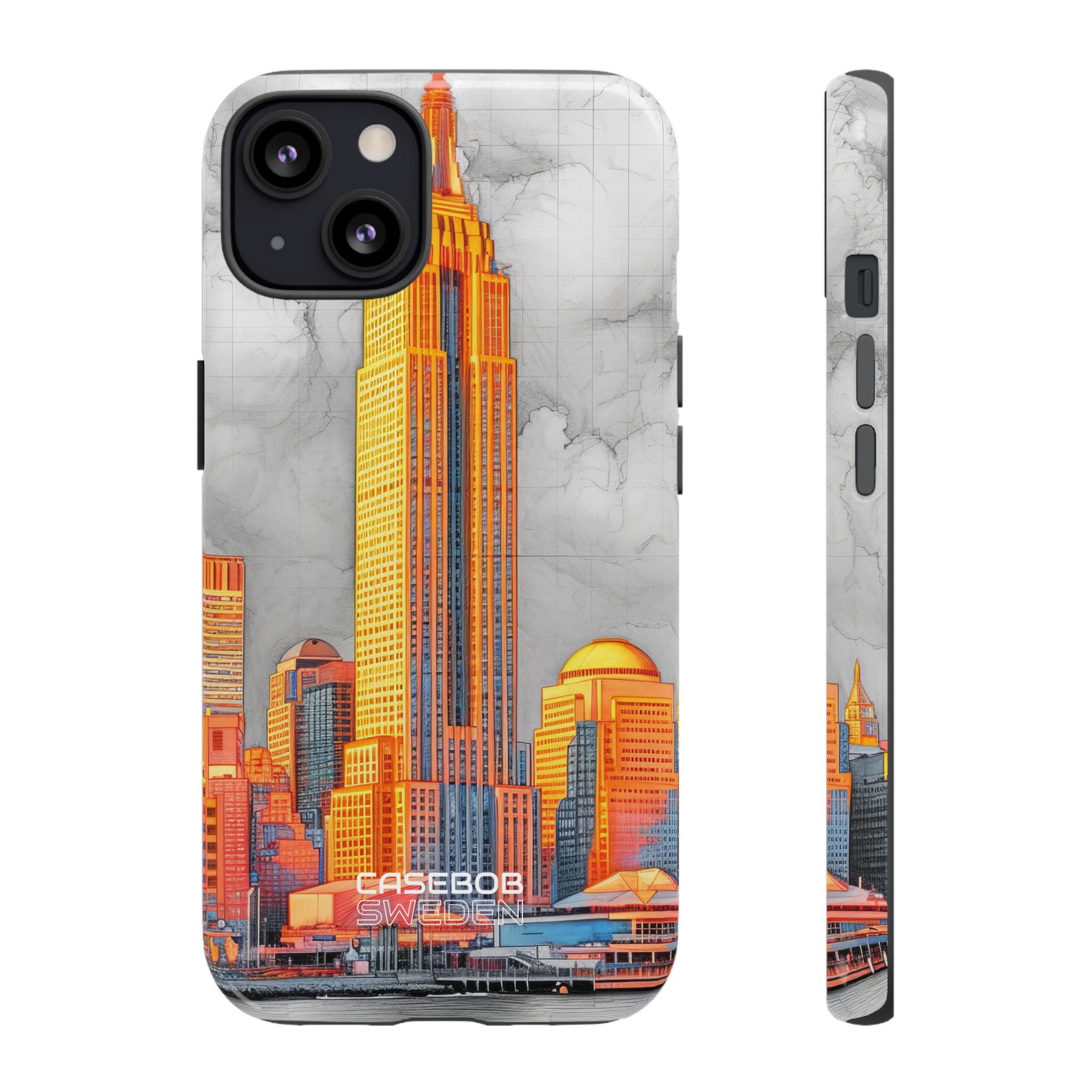 Vibrant City Skyline iPhone 13 - Tough