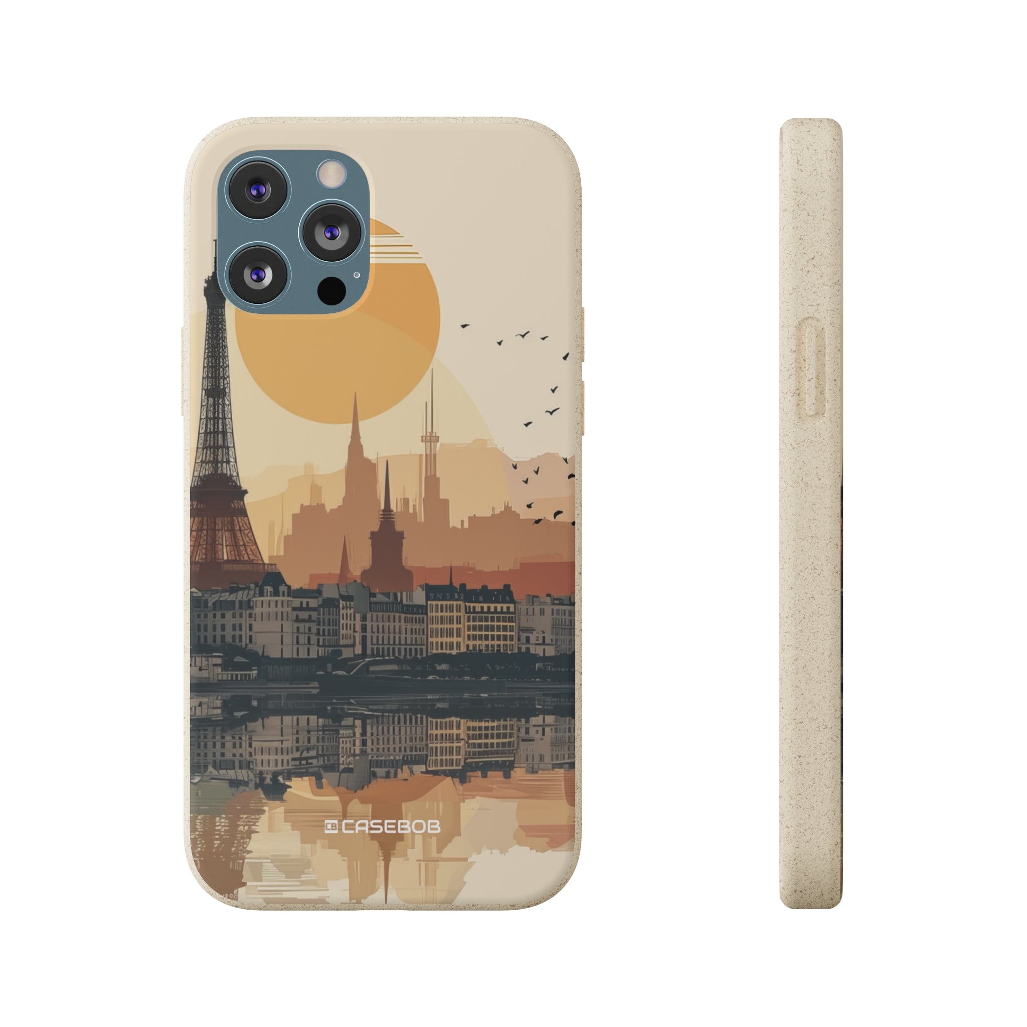 Parisian Sunset Serenity | Biodegradable Phone Case