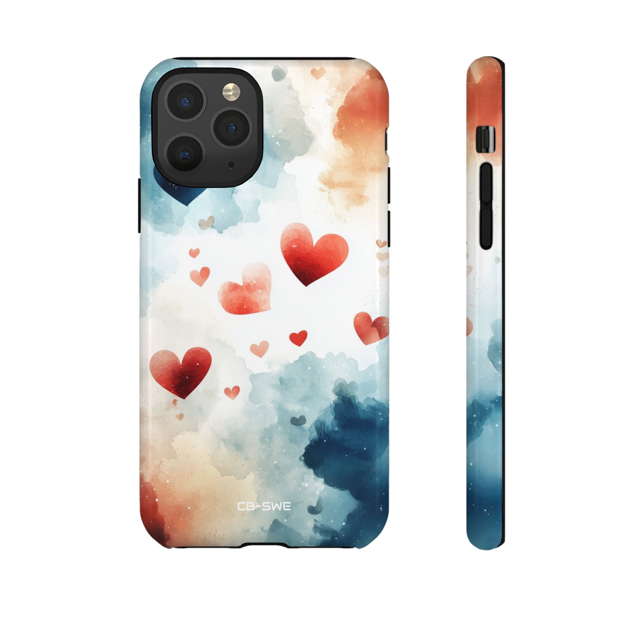 Floating Hearts Dance - iPhone Case