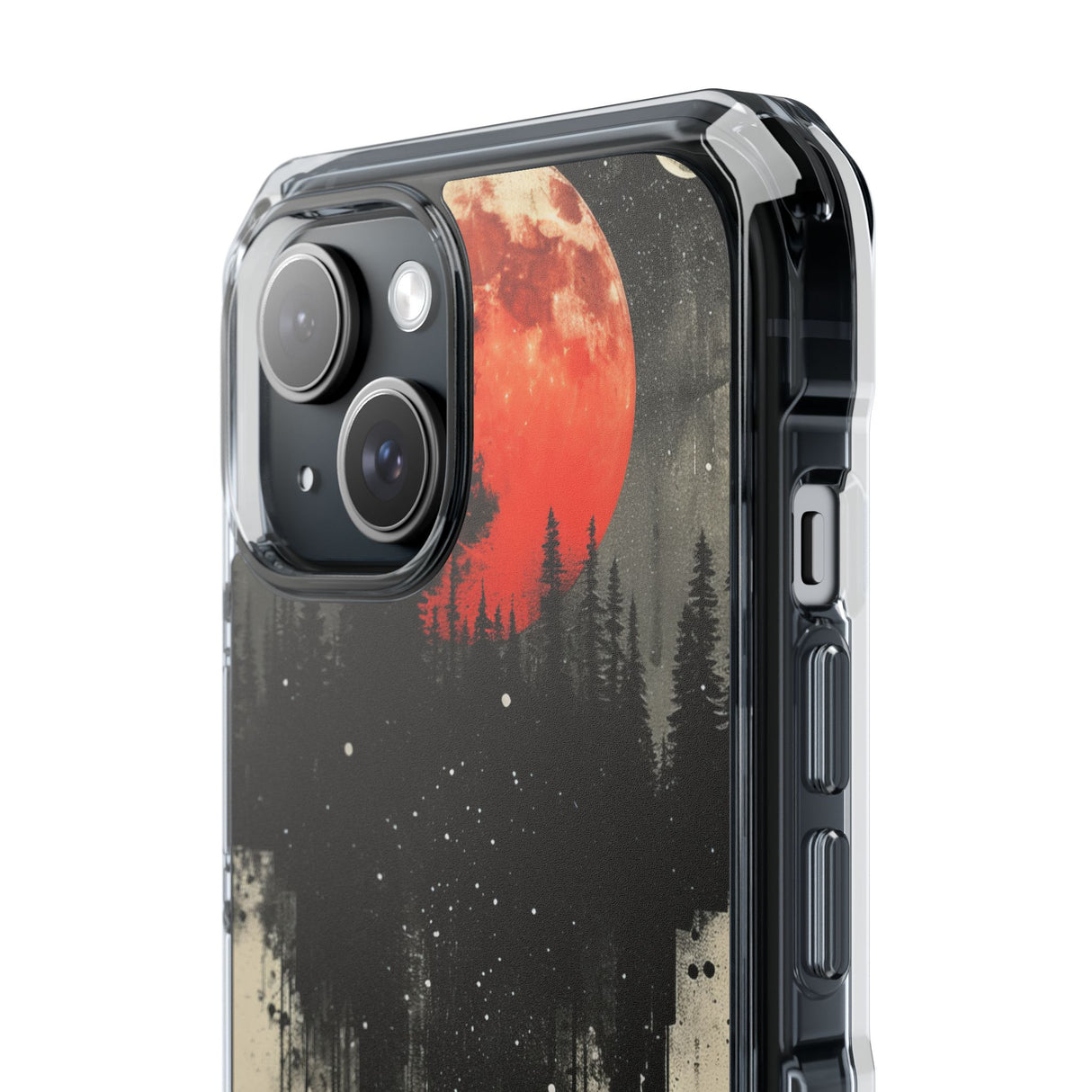 Ethereal Moonscape - Phone Case for iPhone (Clear Impact - Magnetic)