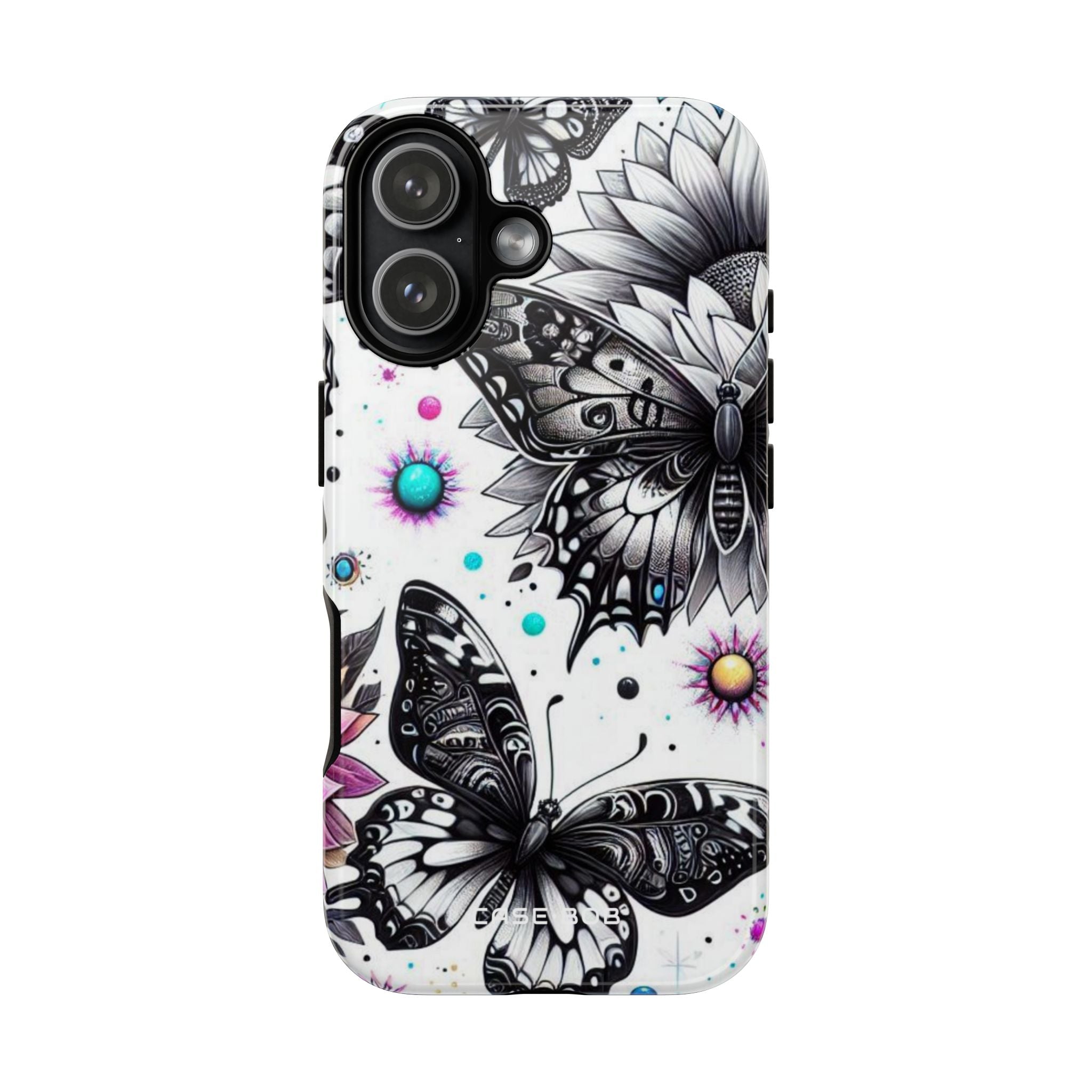 Butterfly Bloom iPhone 17 Case - Tough