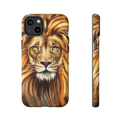 Lion head Digital Painting - Protective Phone Case