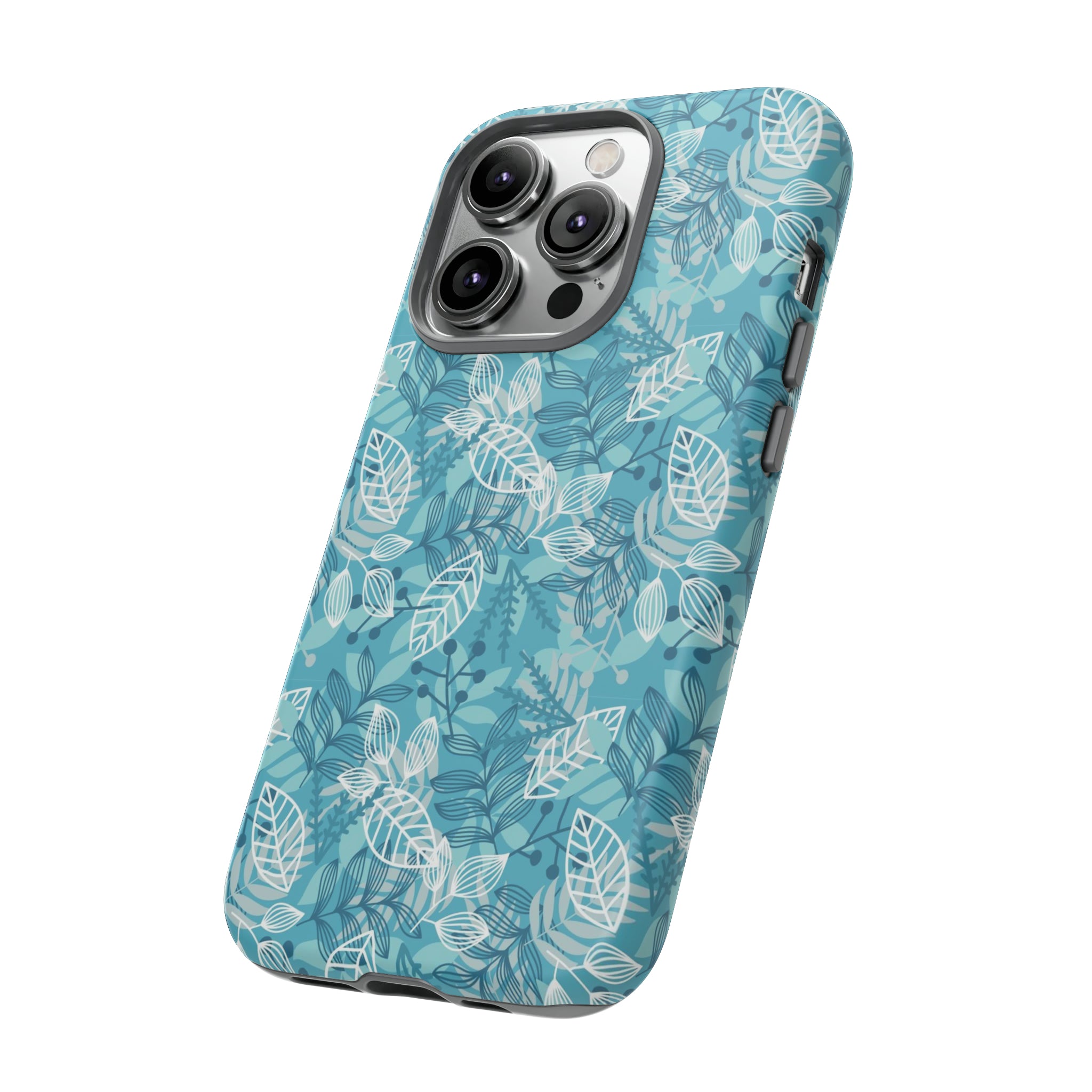 Spring Blue Leaf - Protective Phone Case