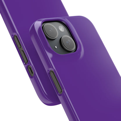 Mystic Purple Aesthetic iPhone 15 - Slim Phone Case