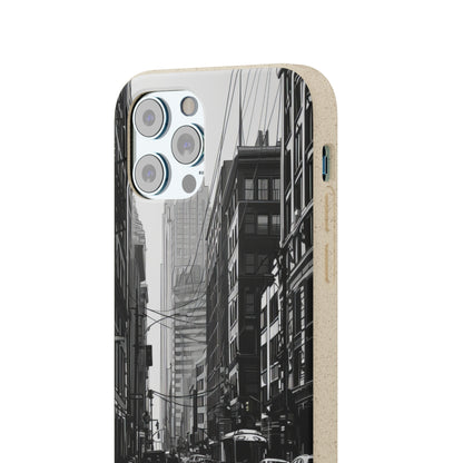 Noir Urban Serenity | Biodegradable Phone Case