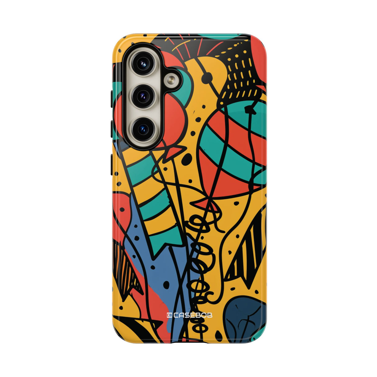 Joyful Whimsy in Vibrant Yellow - For Samsung S24