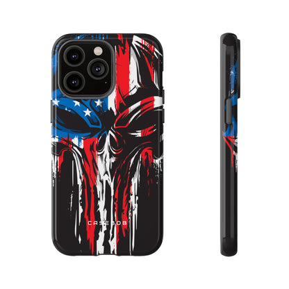 Military Grunge Skull Patriotic - Protective Phone Case