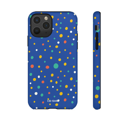 Colorful Dots Dance - iPhone Case